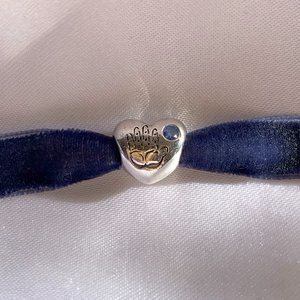 Pandora Baby Boy Handprint Charm— Reversible! Reads "It's a boy!"